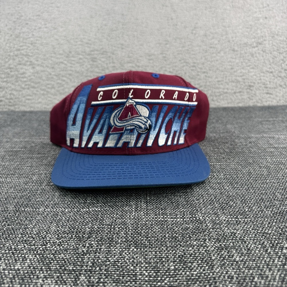 Logo Athletic Maroon and Blue Avalanche Cap